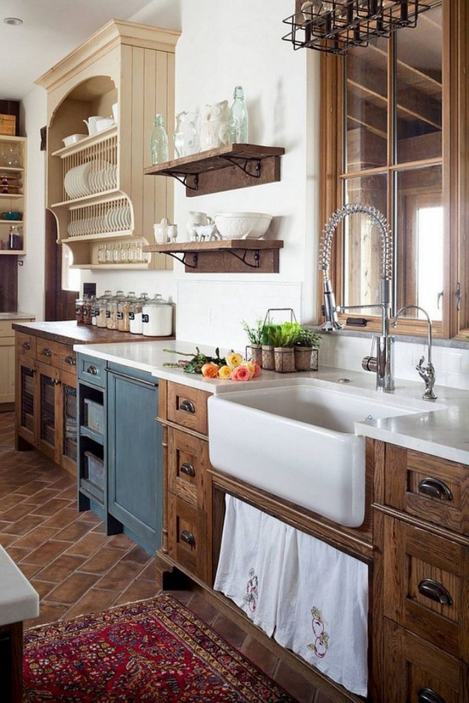 53+ Stunning Rustic Farmhouse Style Kitchen Decorating Ideas   Page 52 ...