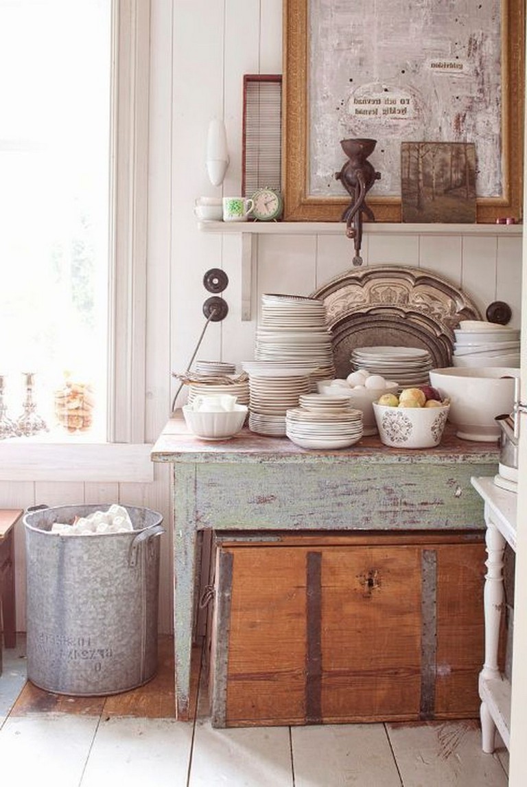 53+ Stunning Rustic Farmhouse Style Kitchen Decorating Ideas   Page 14 ...