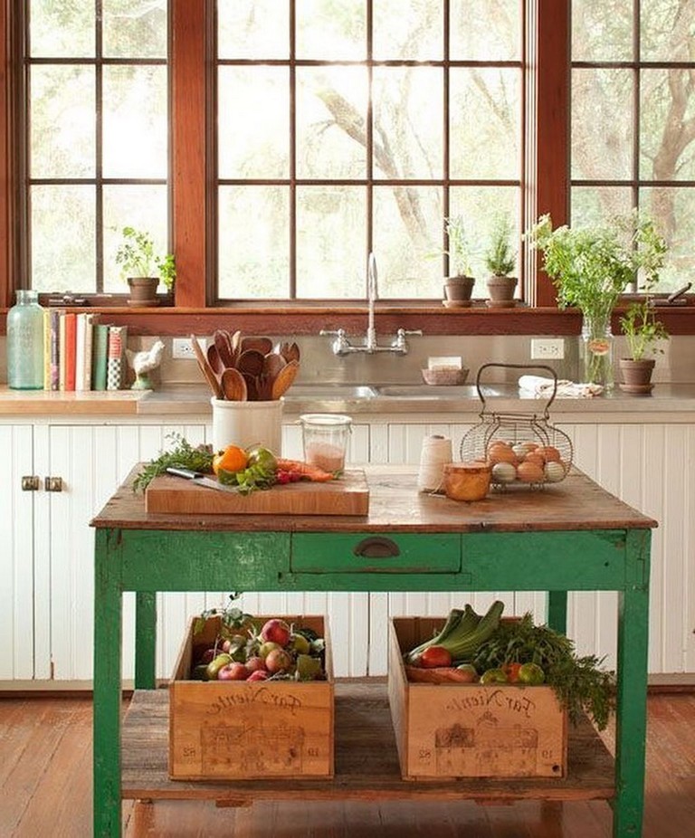 53+ Stunning Rustic Farmhouse Style Kitchen Decorating Ideas   Page 47 ...